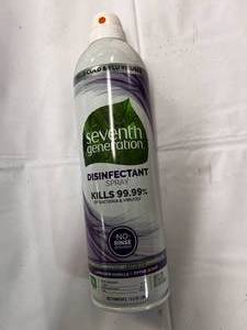 lot 181 image: 1x 8 13.9 oz Cans Seventh Generation Disinfectant Spray