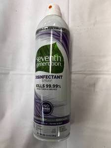 lot 182 image: 1x 8 13.9 oz Cans Seventh Generation Disinfectant Spray