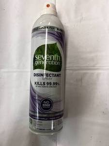 lot 183 image: 1x 8 13.9 oz Cans Seventh Generation Disinfectant Spray