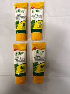 lot 186 image: 6x 3 oz Alba Baby Clear Mineral Sunscreen  SPF 45