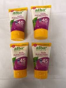 lot 191 image: 6x 3 oz Alba Kids Sunscreen Broad SPF 45 Tropical Fruit