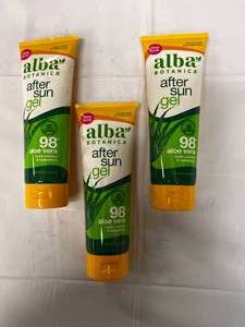 lot 203 image: 3 x 8 oz Alba After Sun Gel Cool Soothes & Replenishes