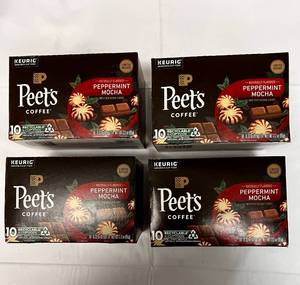 lot 212 image: 4 x 10 Packs of Peets Peppermint Mocha Coffee Pods