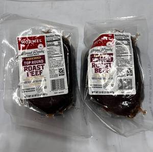 lot 339 image: 2 x 2lbs Beef Roast Fully Cooked & Sliced Best Date 122023