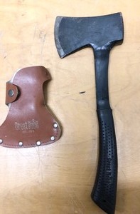 lot 34 image: Nice Axe & Great Neck Hatchet