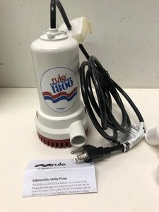 lot 39 image: Unused RULE Computerized 1800 Submersible Utility Pump