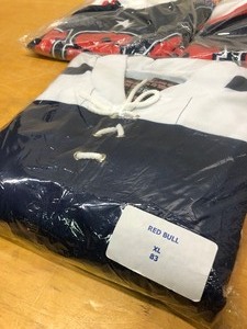 lot 71 image: 3 Brand New RED Bull & USA Hockey Jerseys - Size XL 