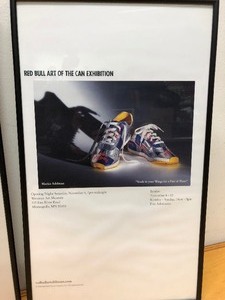 lot 130 image: Pair of Framed RED BULL Art of The Can Exhibition Poster