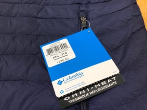 lot 135 image: Brand New COLUMBIA Omni-Heat Jacket wSaint Paul Logo