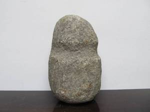 lot 245 image: Large Early Grooved Archaic Stone Axe Head #3