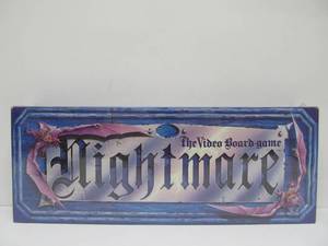 lot 258 image: NOS Factory Sealed Vintage NIGHTMARE Video Board Game