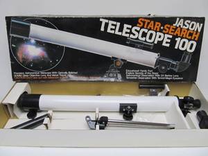 lot 260 image: Like New or New JASON Star Search 100 Telescope