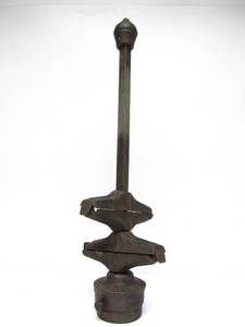 lot 273 image: Vintage LYLE Signs MPLS Cross Street Sign Metal Double Bracket Holders