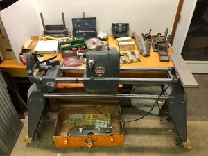 lot 181 image: Excellent Working SHOPSMITH Lathe & Shop Tool Setup wTONS of Accessories