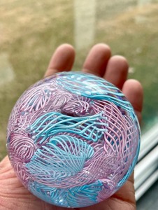 lot 217 image: Nice Lot of 5 Hand Made Art Glass Paperweights - Anton Intaglio