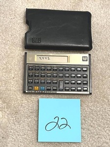 lot 22 image: HP 12C Financial Calculator in Good Working Condition (NO ON-SITE PAYMENTS)