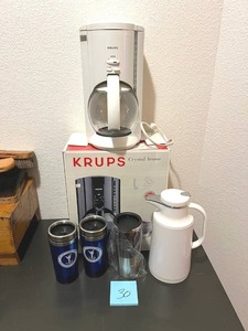 lot 30 image: KRUPS 10-Cup Coffee Maker and More (NO ON-SITE PAYMENTS)
