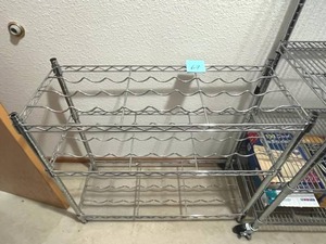 lot 67 image: Metal Storage Rack (36.5 W x 14 D x 31.5 T) - BRINGHELP TO REMOVE.  NO ONSITE PAYMENTS