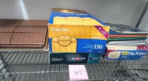 lot 75 image: Pocket Folders and Envelops Lot - NO ON-SITE PAYMENTS