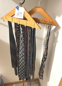 lot 83 image: Vintage Tie Racks and Ties - NO ONSITE PAYMENTS