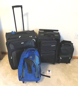 lot 88 image: Travel SuitcaseBag Lot - SamsoniteUltimate SportsPioneer Express - BRING HELP TO REMOVE