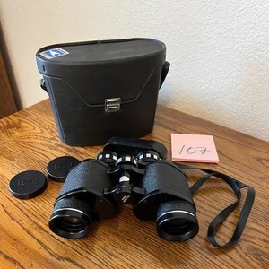 lot 107 image: Vintage Sears Model No. 6212 (7 x 35 mm) Binoculars in Nice Condition - NO ONSITE PAYMENTS.  PAY ONLINE BEFORE PICK-UP