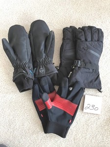 lot 230 image: Mens Winter Gloves Lot including Gore-Tex (NO ONSITE PAYMENTS ACCEPTED)