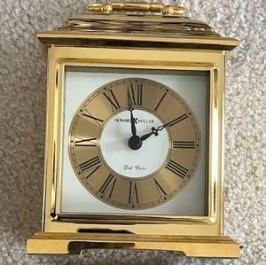 lot 232 image: Vintage 6 Howard Miller Clock (Model 645-229) - CleanUntested (NO ONSITE PAYMENTS.  PAY ONLINE BEFORE PICKUP)