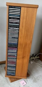 lot 284 image: Rotating CD Tower and CDs lot - BRING HELP TO REMOVE.  NO ON-SITE PAYMENTS ACCEPTED