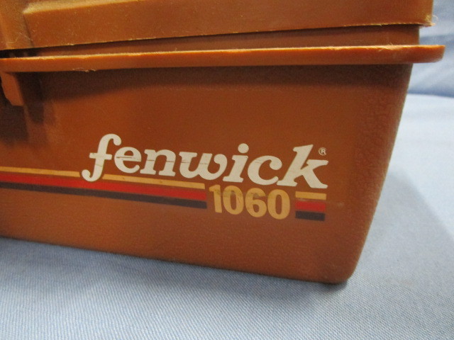 Vintage Fenwick Fishing Tackle Box 