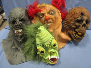 lot 210 image: Halloween Masks