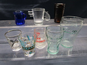 lot 77 image: Shot & Coca Cola Glasses