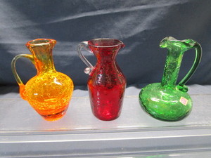 lot 87 image: Crackle Glass