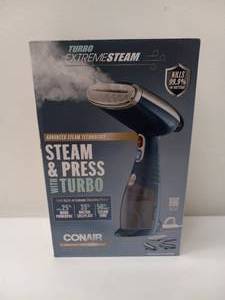 lot 18 image: NEW CONAIR STEAM & PRESS WITH TURBO