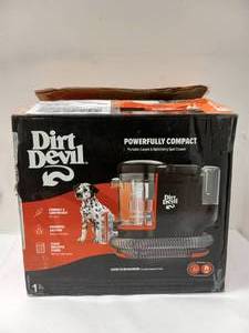 lot 19 image: NEW DIRT DEVIL PORTABLE CARPET & UPHOLSTERY SPOT CLEANER