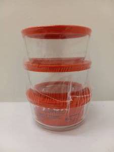 lot 23 image: NEW PYREX 6PC SIMPLY STORE