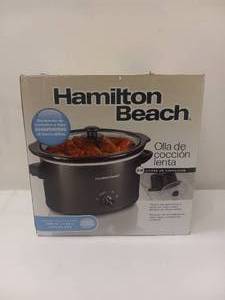 lot 39 image: NEW HAMILTON BEACH 3QT SLOW COOKER