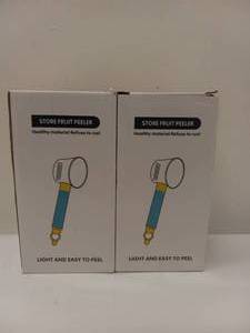 lot 48 image: 2 NEW STORE FRUIT  VEGETABLE PEELER