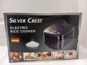 lot 61 image: NEW SILVER CREST ELECTRIC RICE COOKER