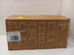 lot 85 image: NEW 12PK OF BALL MASON JARS