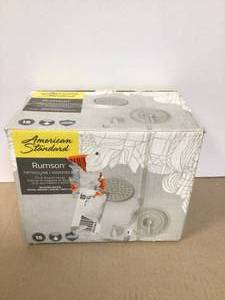 lot 34 image: American Standard Rumson Single-Handle 1-Spray Tub and Shower Faucet with 1.8 GPM in Brushed Nickel Valve Included Customer Returns See Pictures