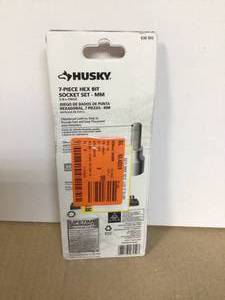 lot 11 image: Husky 38 in. Drive Metric Hex Bit Socket Set (7-Piece)  Customer Returns See Pictures