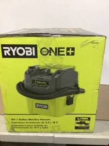 lot 60 image: RYOBI ONE 18V Cordless 1 Gal. WetDry Vacuum (Tool Only) Customer Returns See Pictures