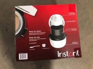Instant Pot 20-Cup White Electric Multi-Grain Rice Cooker and Slow Cooker Customer Returns See Pictures