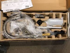 KOHLER Capilano Single-Handle Pull-Down Sprayer Kitchen Faucet with Boost Technology in Vibrant Stainless    Customer Returns See Pictures