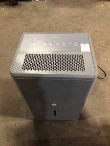 GE 50-Pint Dehumidifier with Built-in Pump for Basement, Garage or Wet Rooms up to 4500 sq. ft. in Grey,     Customer Returns See Pictures