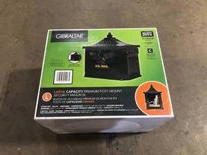 Gibraltar Large Capacity Premium Post-Mount Security Mailbox  Customer Returns See Pictures