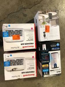 Lot of Assorted Air Purifiers Various Models and Conditions     Customer Returns See Pictures