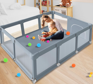 lot 134 image: Baby Playpen, Large Baby Playpens for Babies and Toddlers