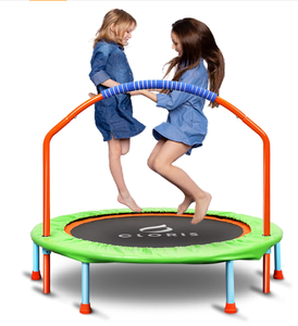 lot 173 image: CLORIS 38in Folding Trampoline Mini Rebounder Fitness Trampoline
